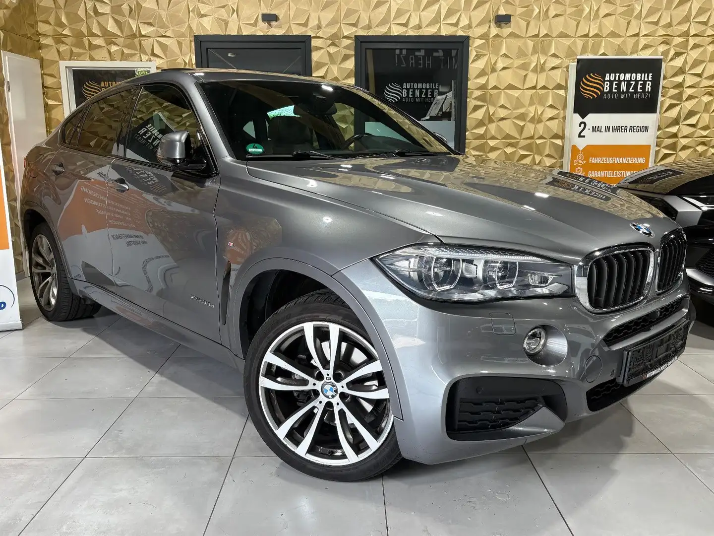 BMW X6 xDrive 30 d/360°/PANO/HEAD-UP/NAVI/MEMORY/SHZ Gris - 1