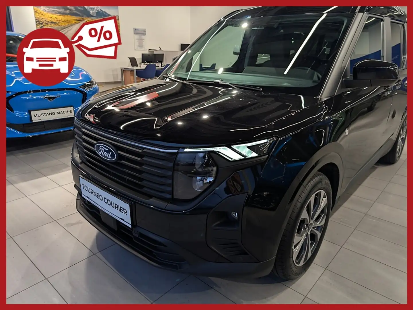 Ford Tourneo Courier 1,0 EcoBoost Titanium Aut. | FORD STAHL W22 Schwarz - 1