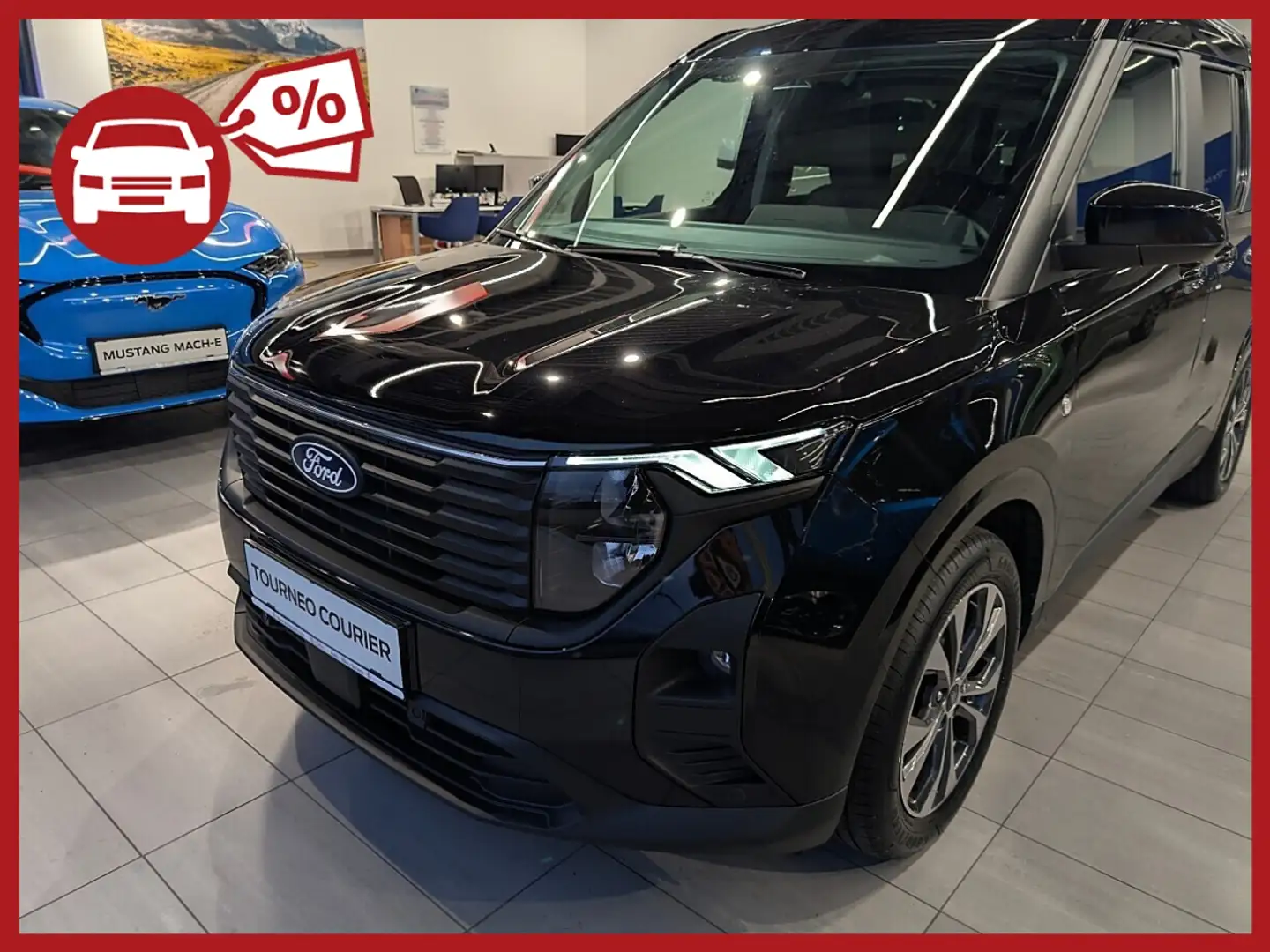 Ford Tourneo Courier 1,0 EcoBoost Titanium Aut. | FORD STAHL W22 Schwarz - 1
