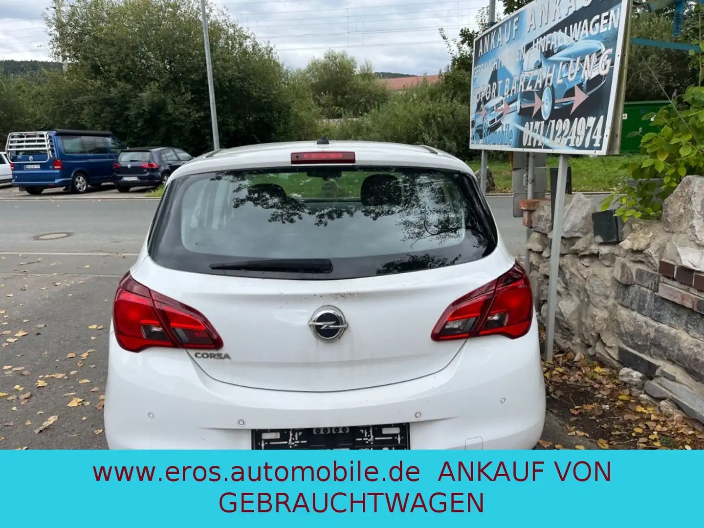Opel Corsa E Edition/KLIMA Blanc - 2