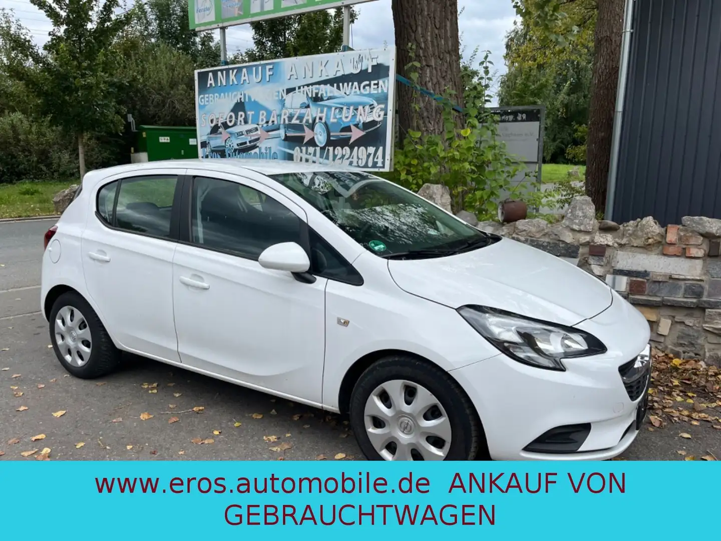 Opel Corsa E Edition/KLIMA Blanc - 1