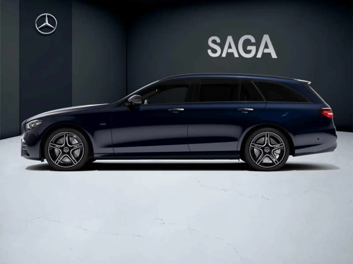 Mercedes-Benz E 300 de Break AMG LINE Blauw - 2