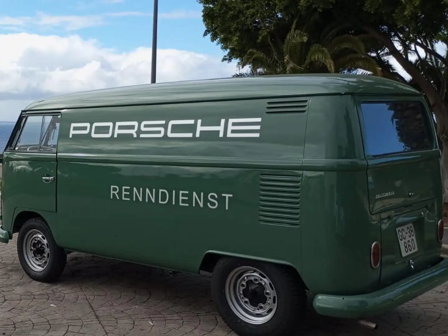 Volkswagen T1 PANEL VAN Зелёный - 2