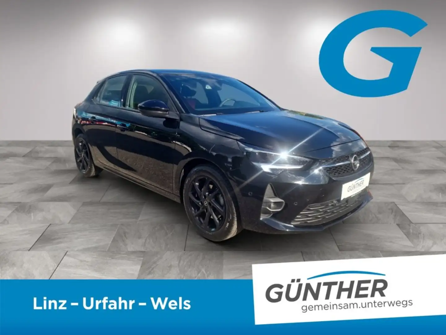 Opel Corsa GS 1.2  Direct Injection Turbo Schwarz - 2