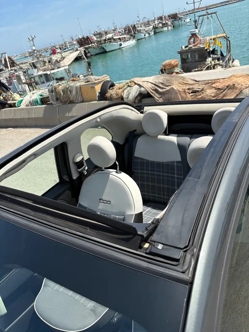 Fiat 500C 500C III 2015 1.2 Lounge 69cv dualogic my18 Grigio - 2