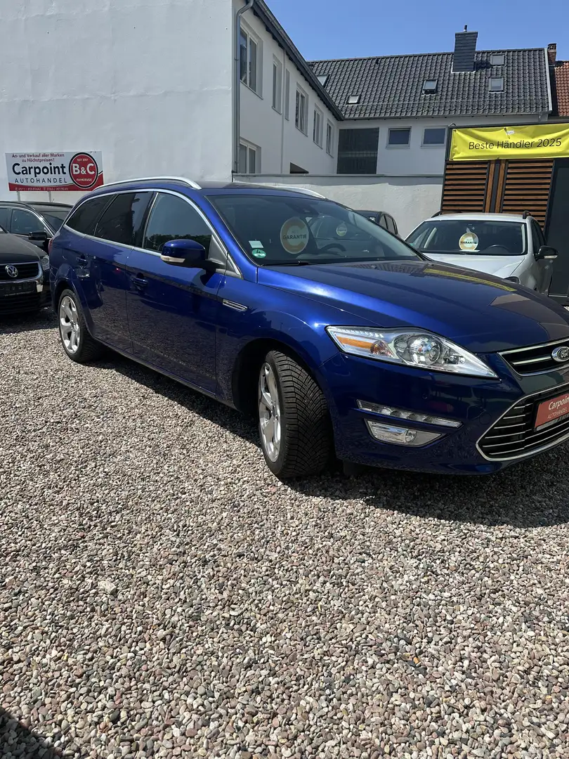 Ford Mondeo Titanium ***LEDER***AUTOMATIK***AHK***PDC**TÜV* Bleu - 1