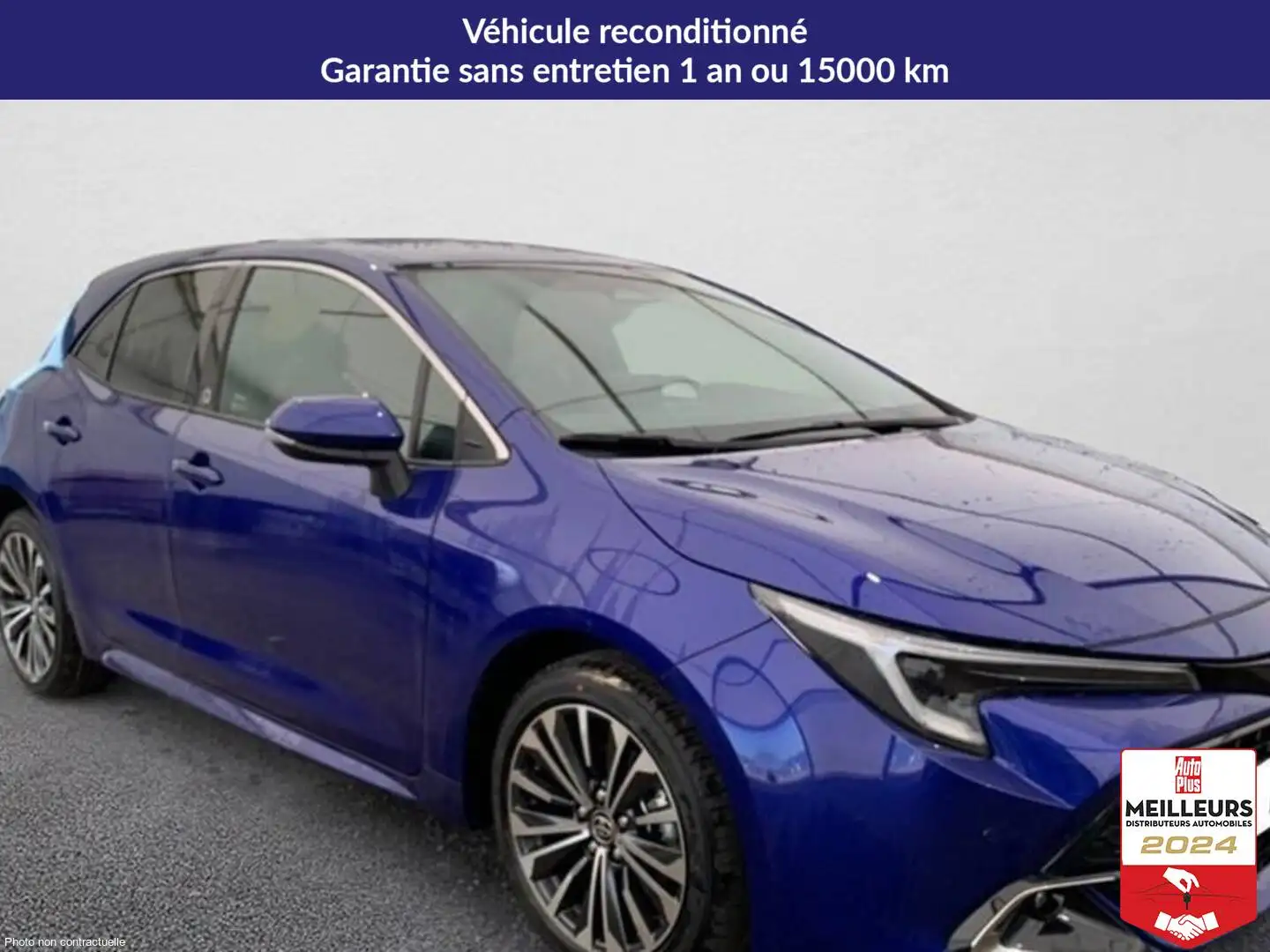 Toyota Corolla 140ch design Bleu - 2