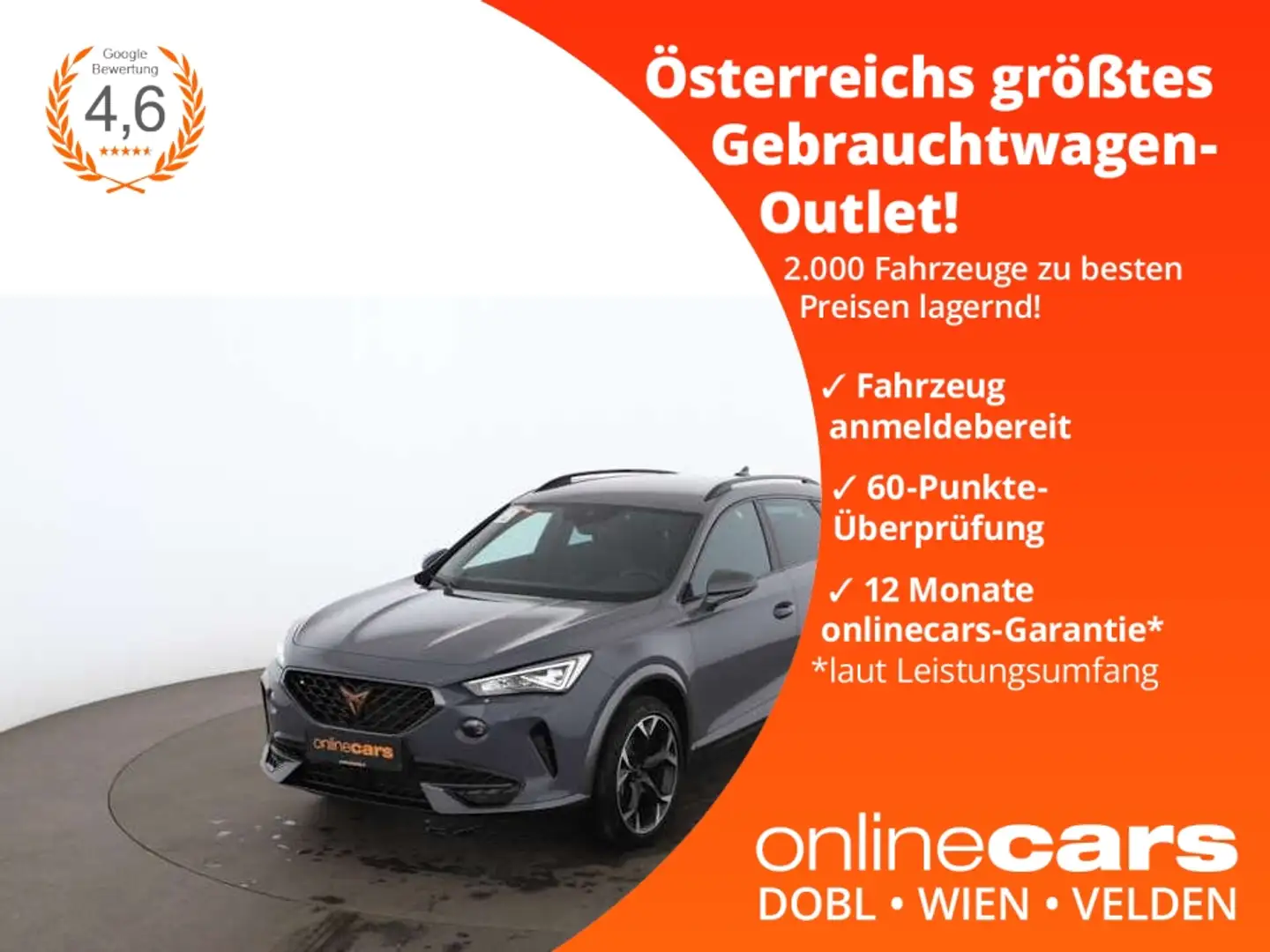 CUPRA Formentor 1.5 TSI Aut LED RADAR LEDER R-CAM PDC Grau - 1
