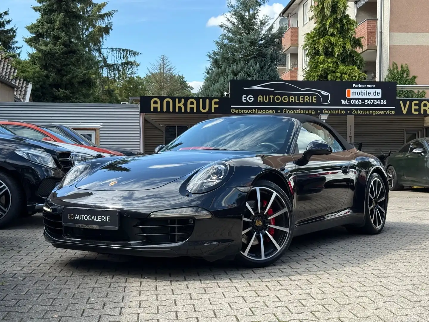 Porsche 991 Carrera S Cabriolet*CHRONO*18-WEGE*APPROVED* Negru - 1