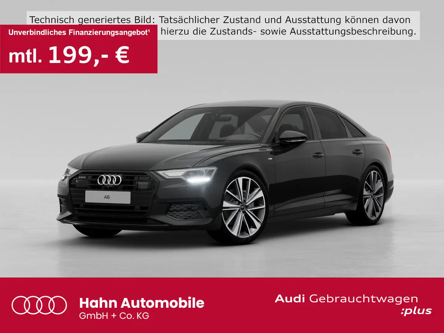 Audi A6 sport 45TFSI quattro S tronic B&O 360° AHK Vi Zwart - 1