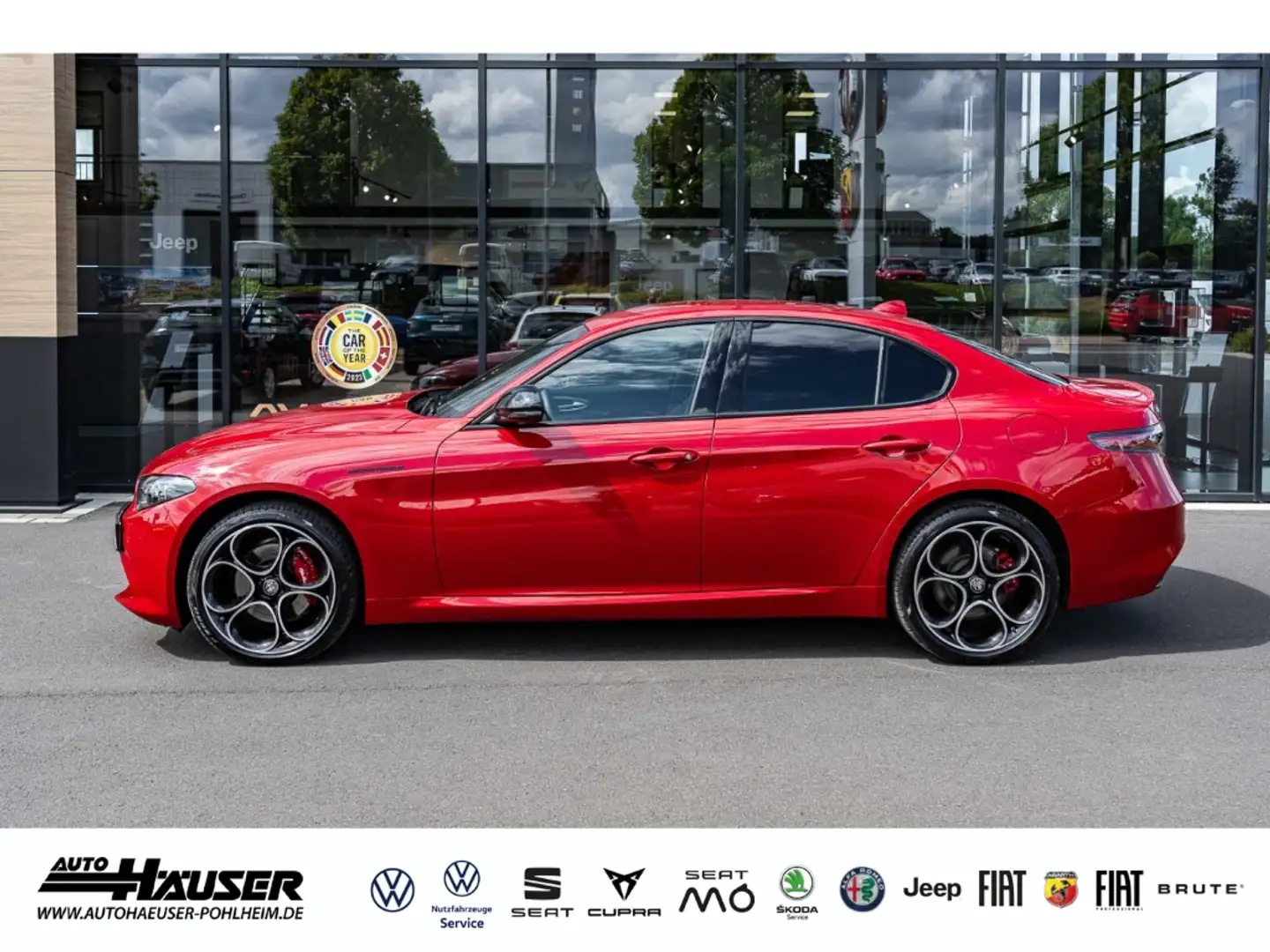 Alfa Romeo Giulia Competizione 2.0 Turbo AT8 Q4 HARMAN-KARDON MATRIX Red - 2