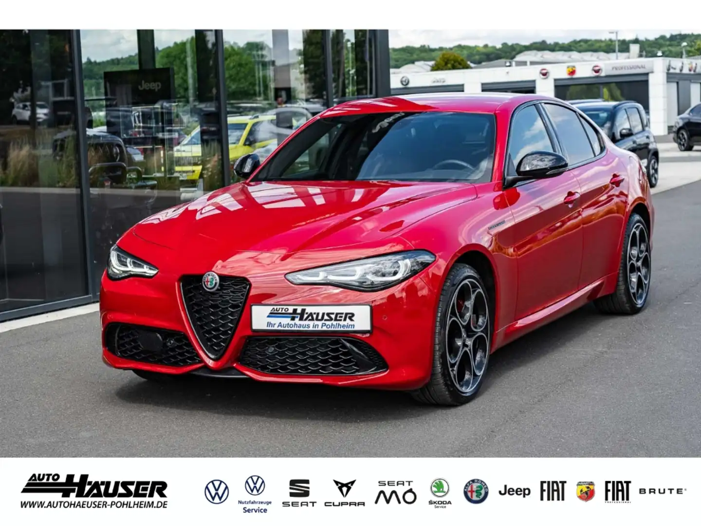 Alfa Romeo Giulia Competizione 2.0 Turbo AT8 Q4 HARMAN-KARDON MATRIX Red - 1