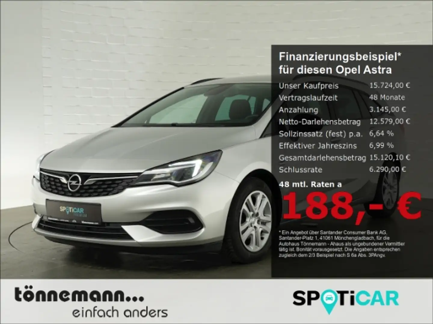 Opel Astra K ST EDITION CDTI+SITZ-/LENKRADHEIZUNG+PARKPILOT H Argent - 1