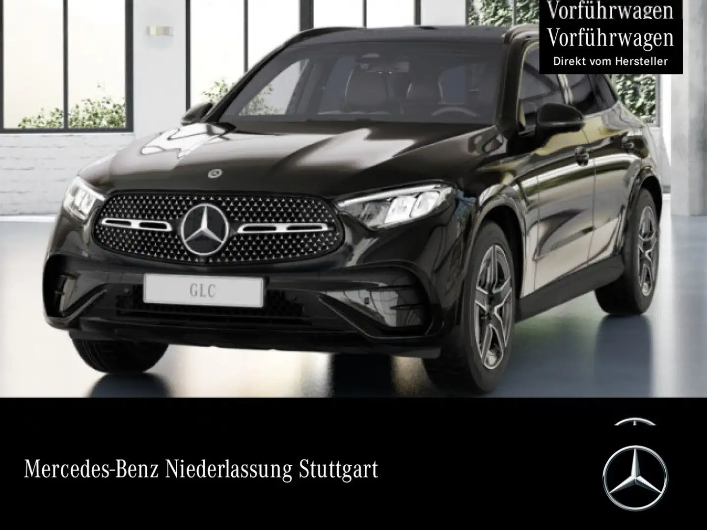 Mercedes-Benz GLC 200 4M AMG+NIGHT+PANO+360+AHK+LED+TOTW+KEYLESS Noir - 1