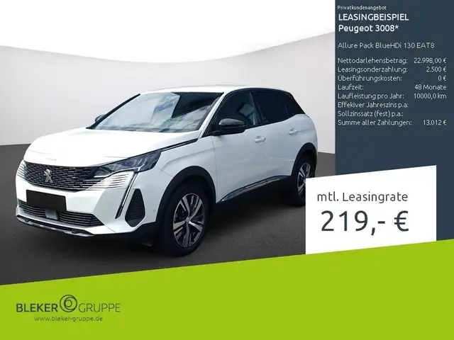 2023 Peugeot 3008 in White for sale