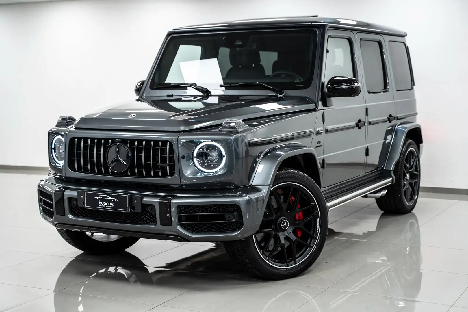 Mercedes-Benz G 63 AMG 585CV AUTO TETTO BURMESTER UFF. ITALIANA FULLOPT Grigio - 1