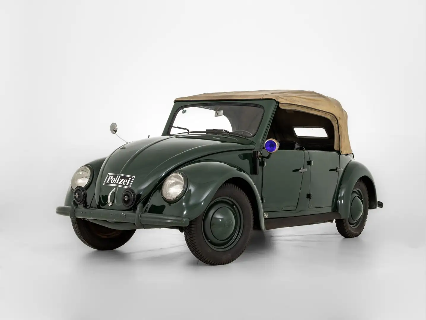 Volkswagen Type 18A Papler Polizei Cabriolet 4 door Vert - 1