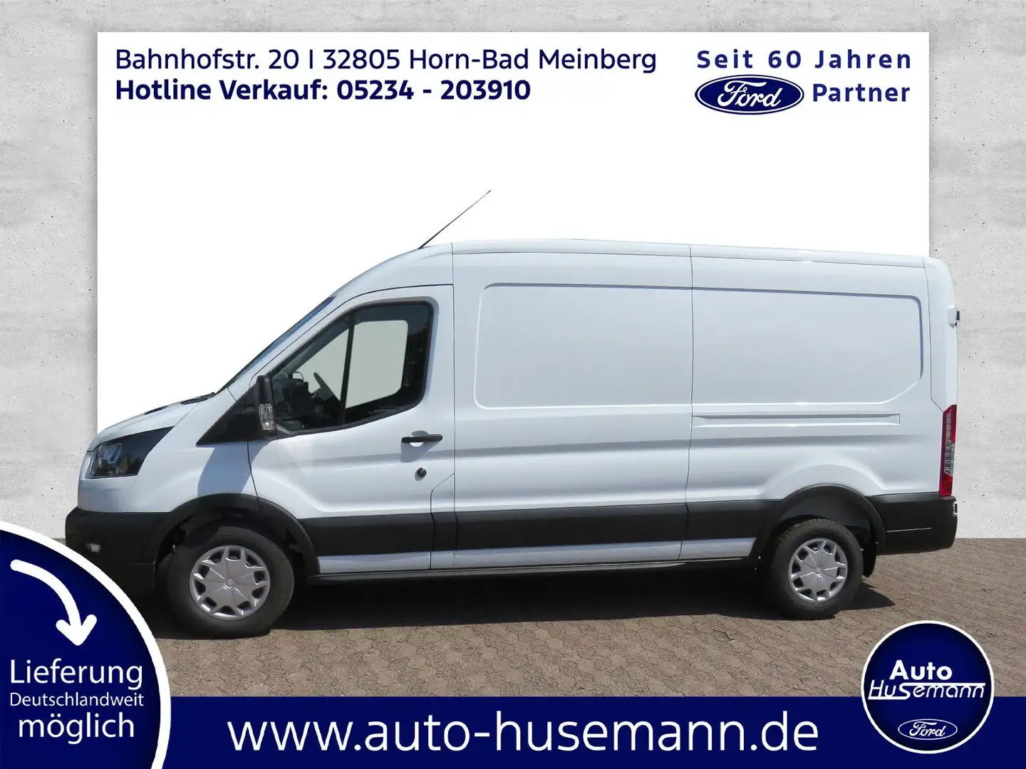 Ford Transit Kasten 350 L3H2 Trend RFK/AHK/GJ-Reifen Blanc - 2