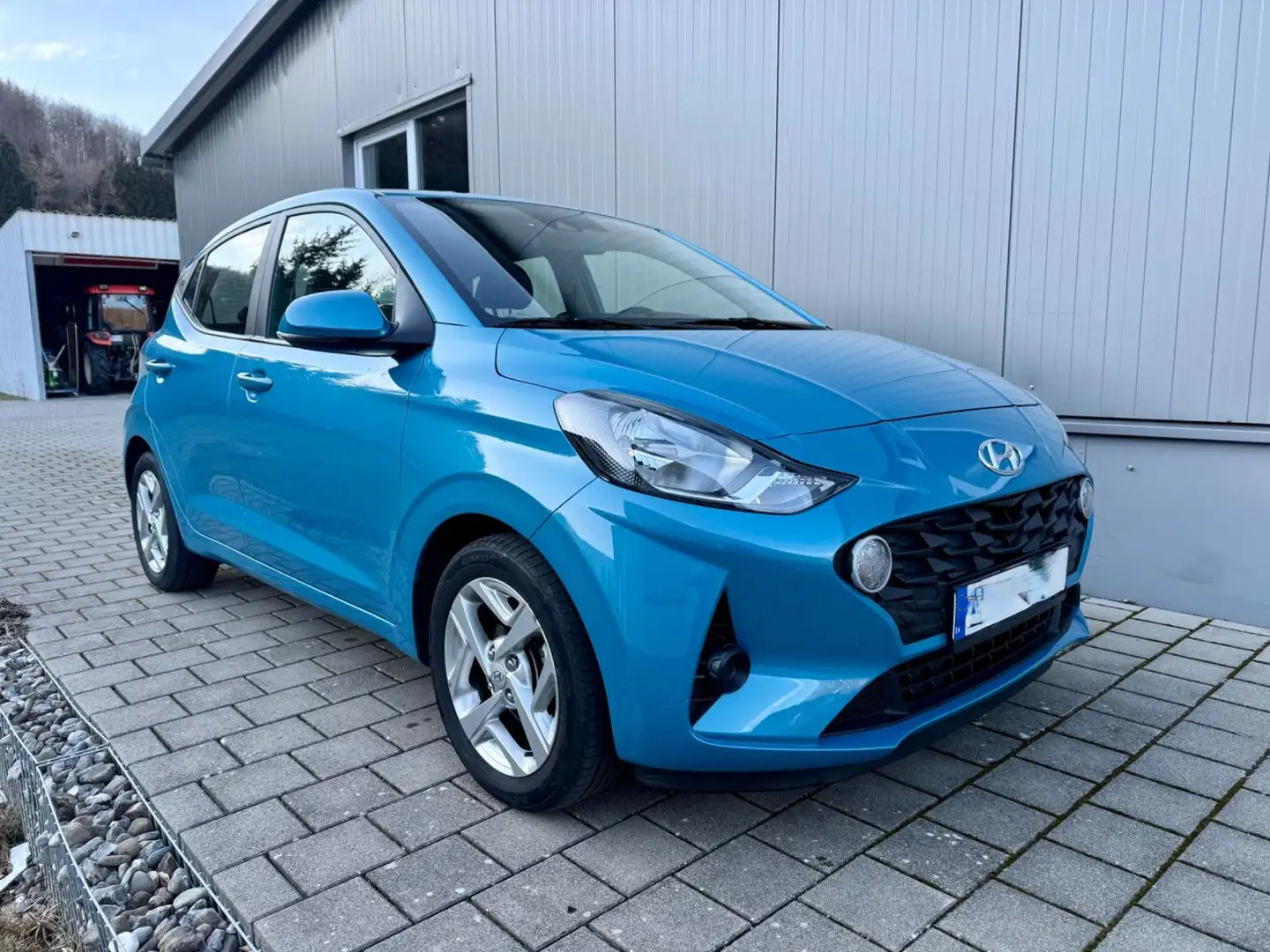 Hyundai i10 1.2 84 PS  KLIMAAUTOMATIK WINTERRÄDER Blau - 1