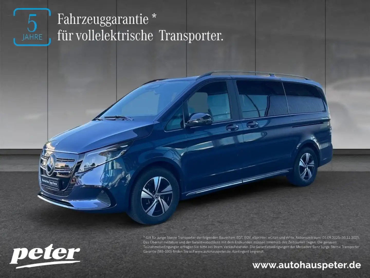 Mercedes-Benz EQV 300 Lang LED+NAVI AUGMENTED REALITY+EASYPACK Blau - 1