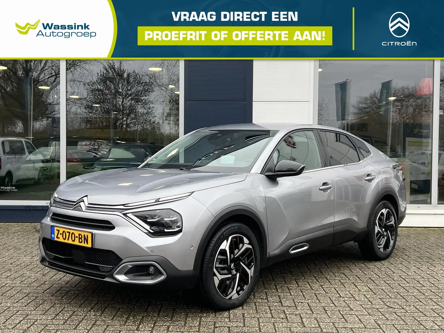 Citroen C4 X 1.2 PureTech 130pk EAT8 Shine | Navigatie | Cruise Grijs - 1