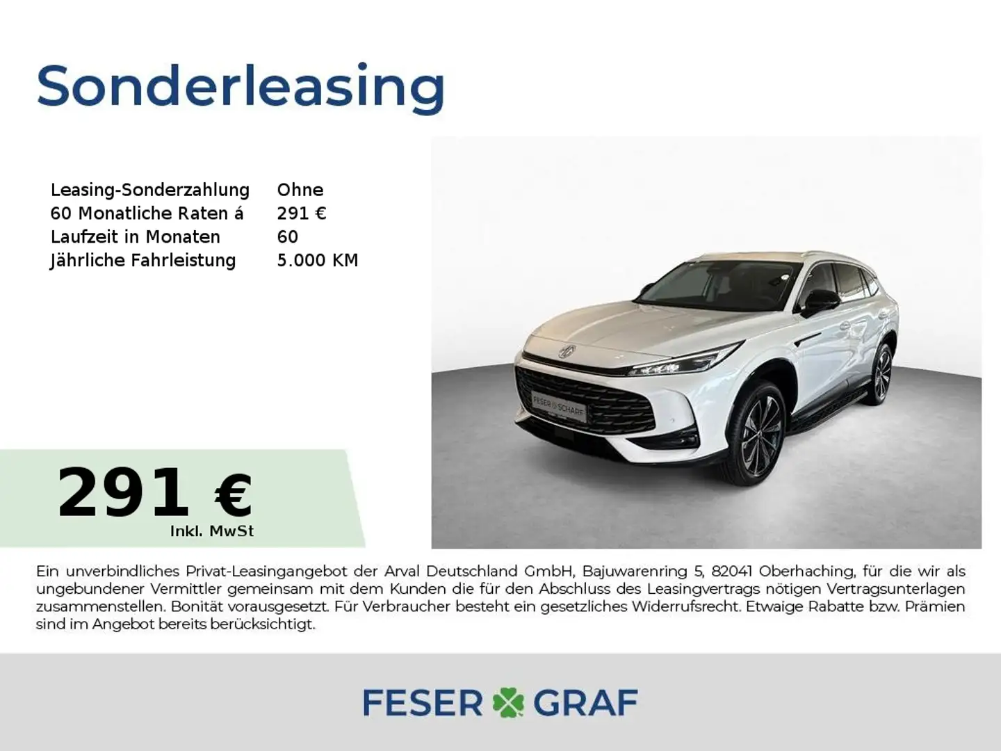 MG HS PHEV Luxury *nur mit Finanzierung und GDB50%* Blanc - 1