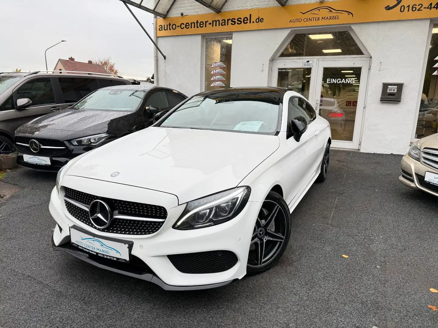 Mercedes-Benz C 200 Coupe PANORAMA/LED/NIGHT-PAKET/AMBIENTE Weiß - 1