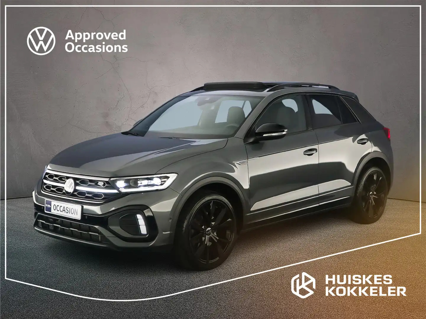 Volkswagen T-Roc R-Line 1.5 TSI 150pk DSG Automaat Black Style, Tre Gris - 1