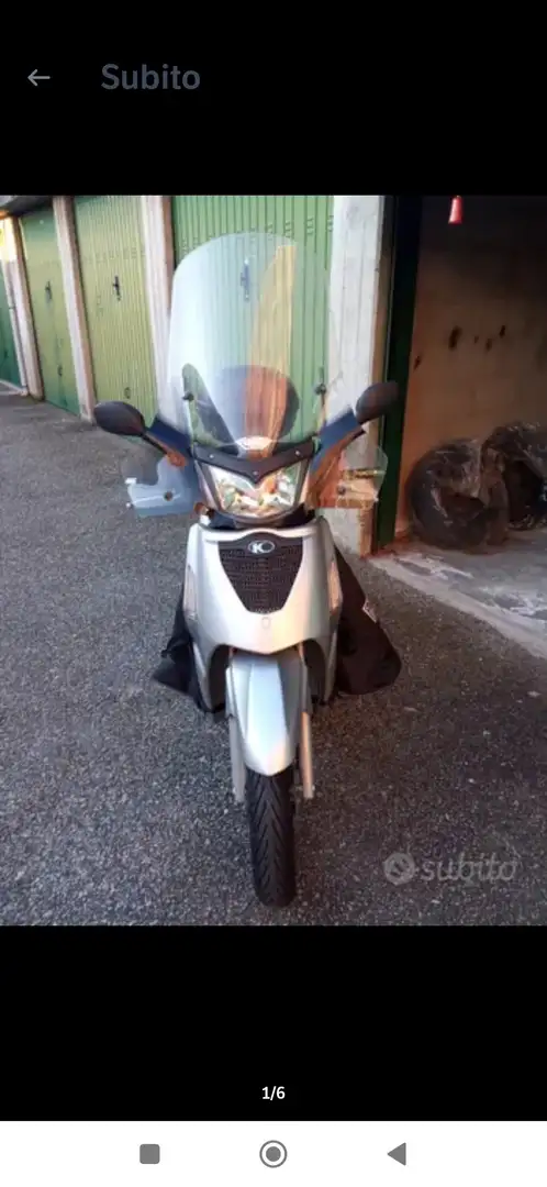 Kymco People S 200i 200s Silber - 2