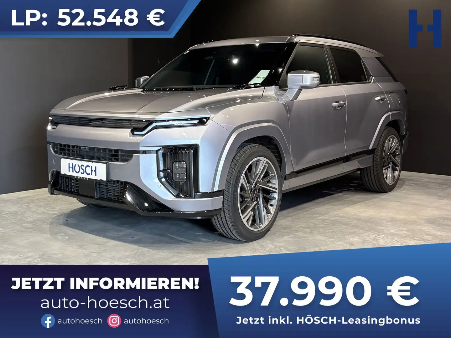 SsangYong Actyon PREMIUM 4WD Aut. 8-fach AHK LEDER SITZLÜFTUNG Silber - 1