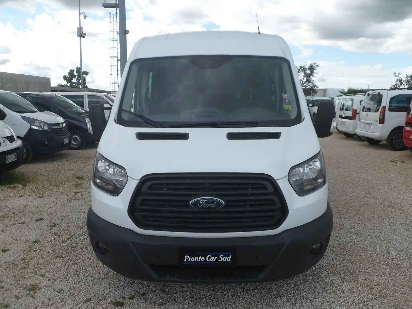 Ford Transit 6 posti maxi autocarro Bianco - 2