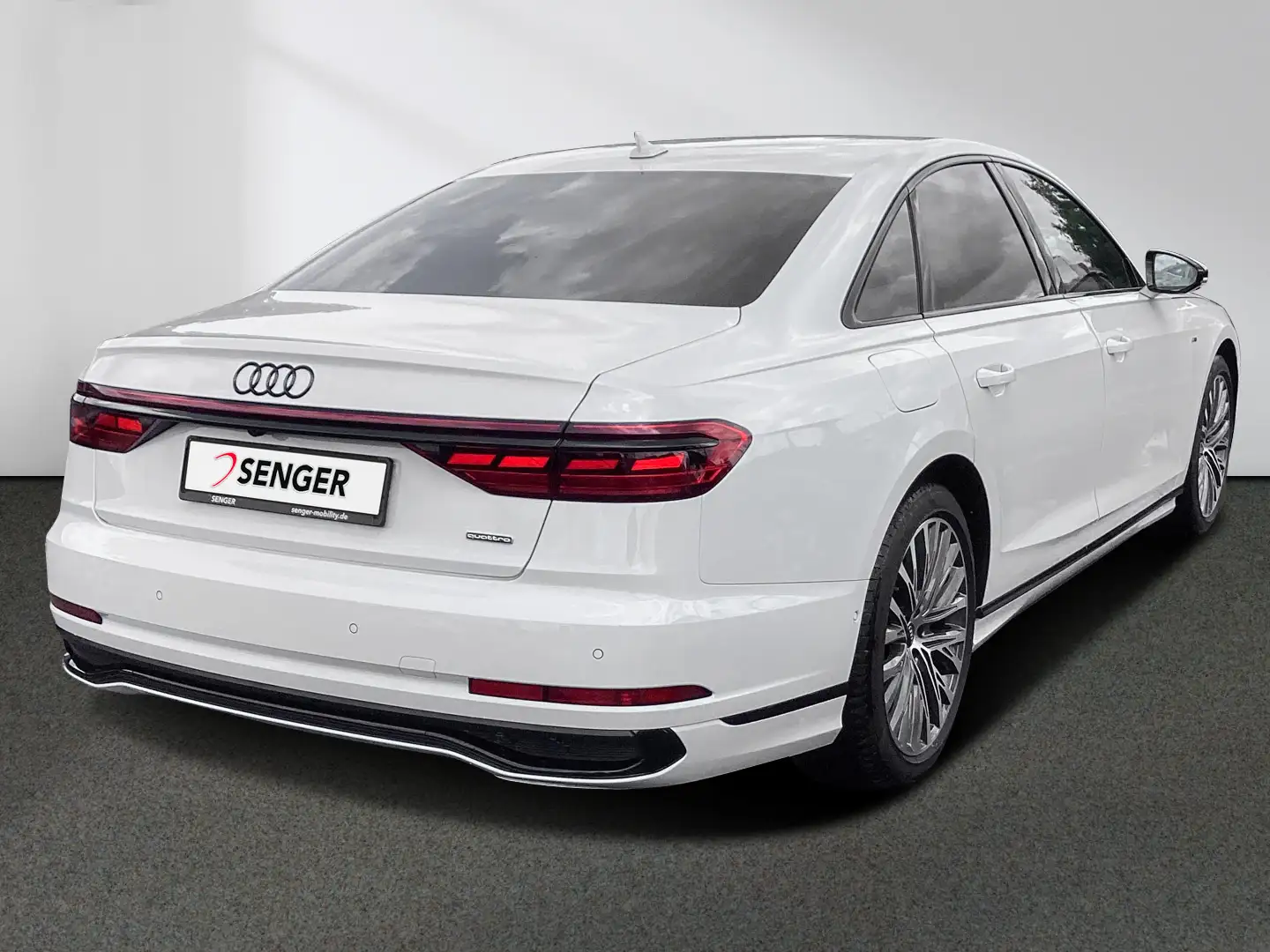 Audi A8 50 TDI quattro S line Pano Massagesitz B&O Weiß - 2