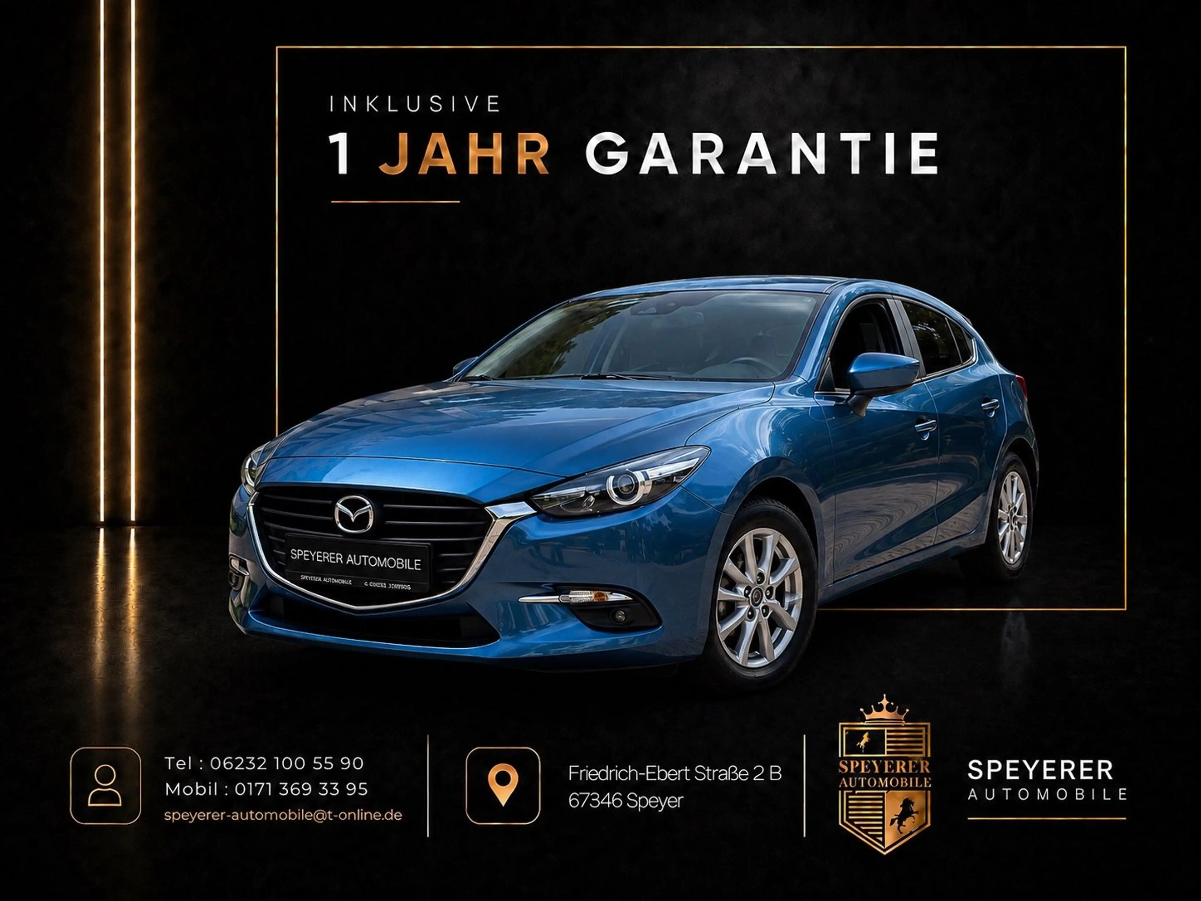 Mazda 3 Lim. Exclusive-Line|NAVI|LED|KAMERA|HEAD-UP|SH