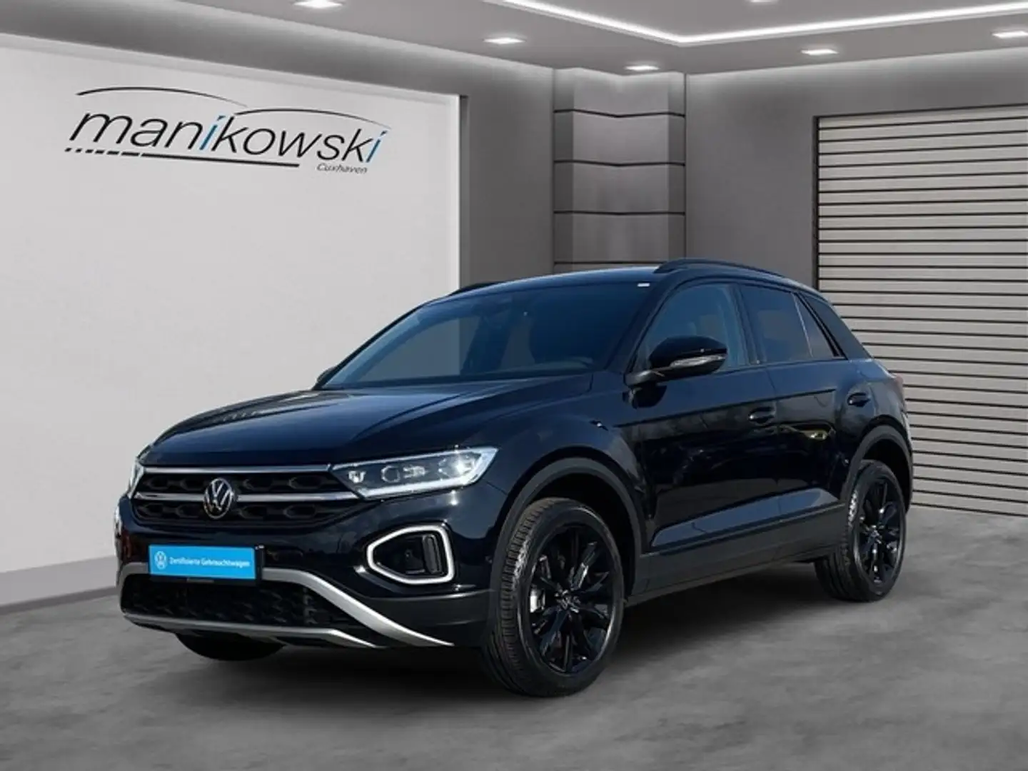 Volkswagen T-Roc 1.5TSI DSG *Black-Style*Navi+BT+ACC+RFK+DigitalC+P Zwart - 1