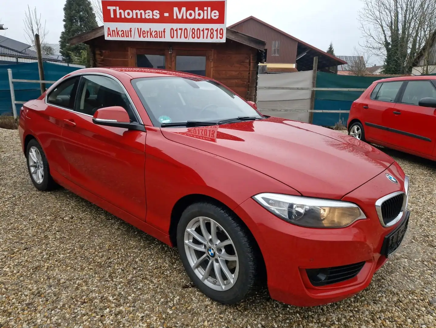 BMW 218 d Coupe Automatic Scheckheft Rot - 2