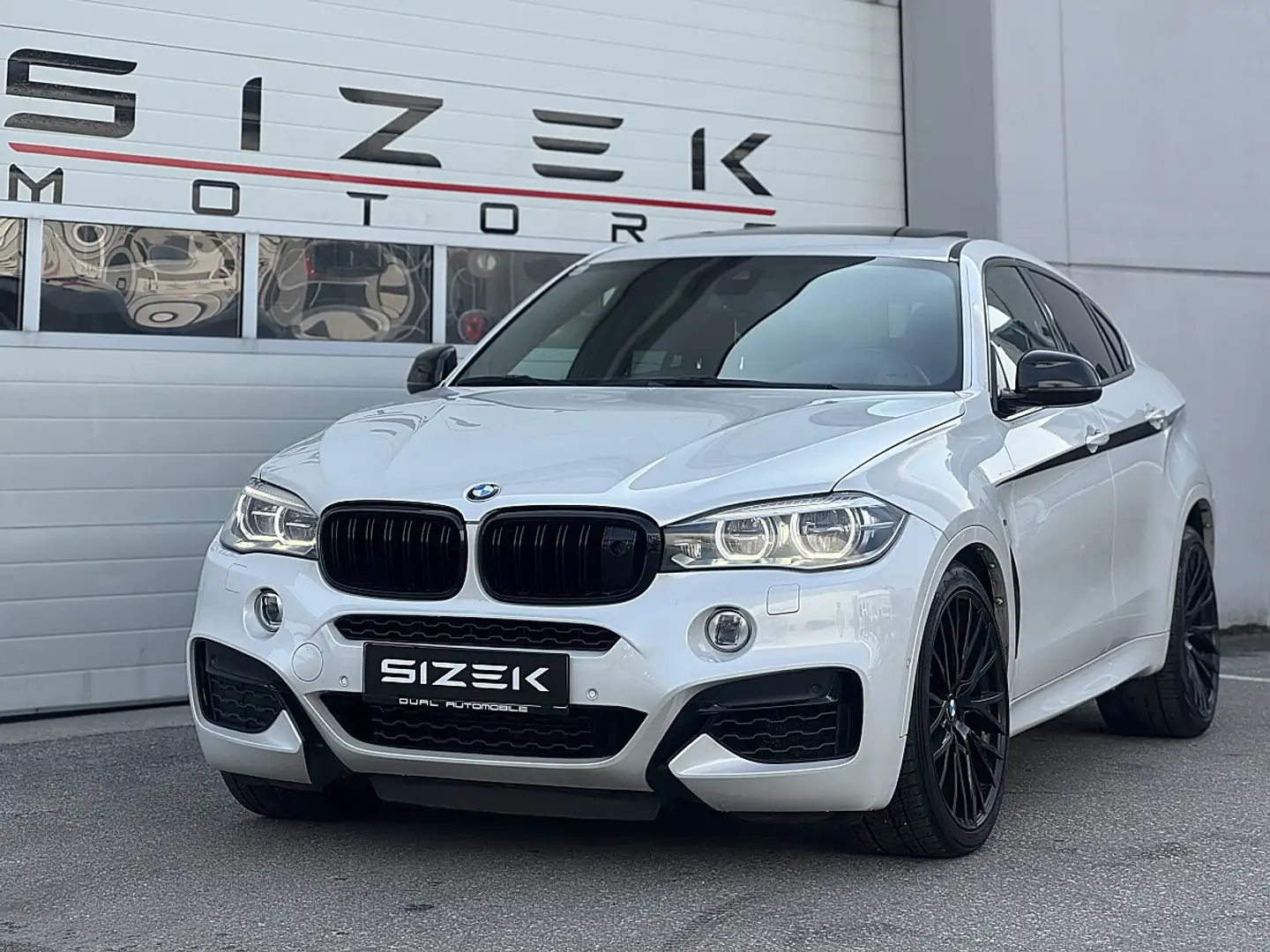 BMW X6 M 50d Sport Activity Coupé Aut.|M-PAKET|ACTIVE SO... Weiß - 1