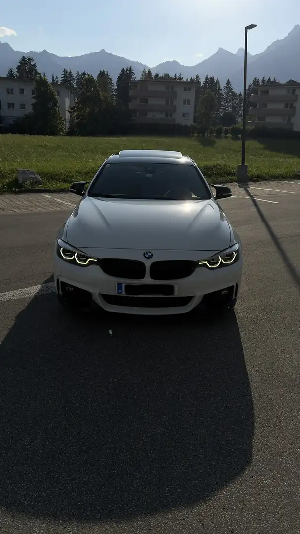 BMW 420 420d xDrive Gran Coupe M Sport Aut. Weiß - 1