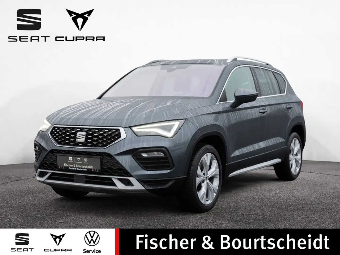 SEAT Ateca 2.0 TDI Xperience DSG NAVI PANO AHK BEA Grau - 1