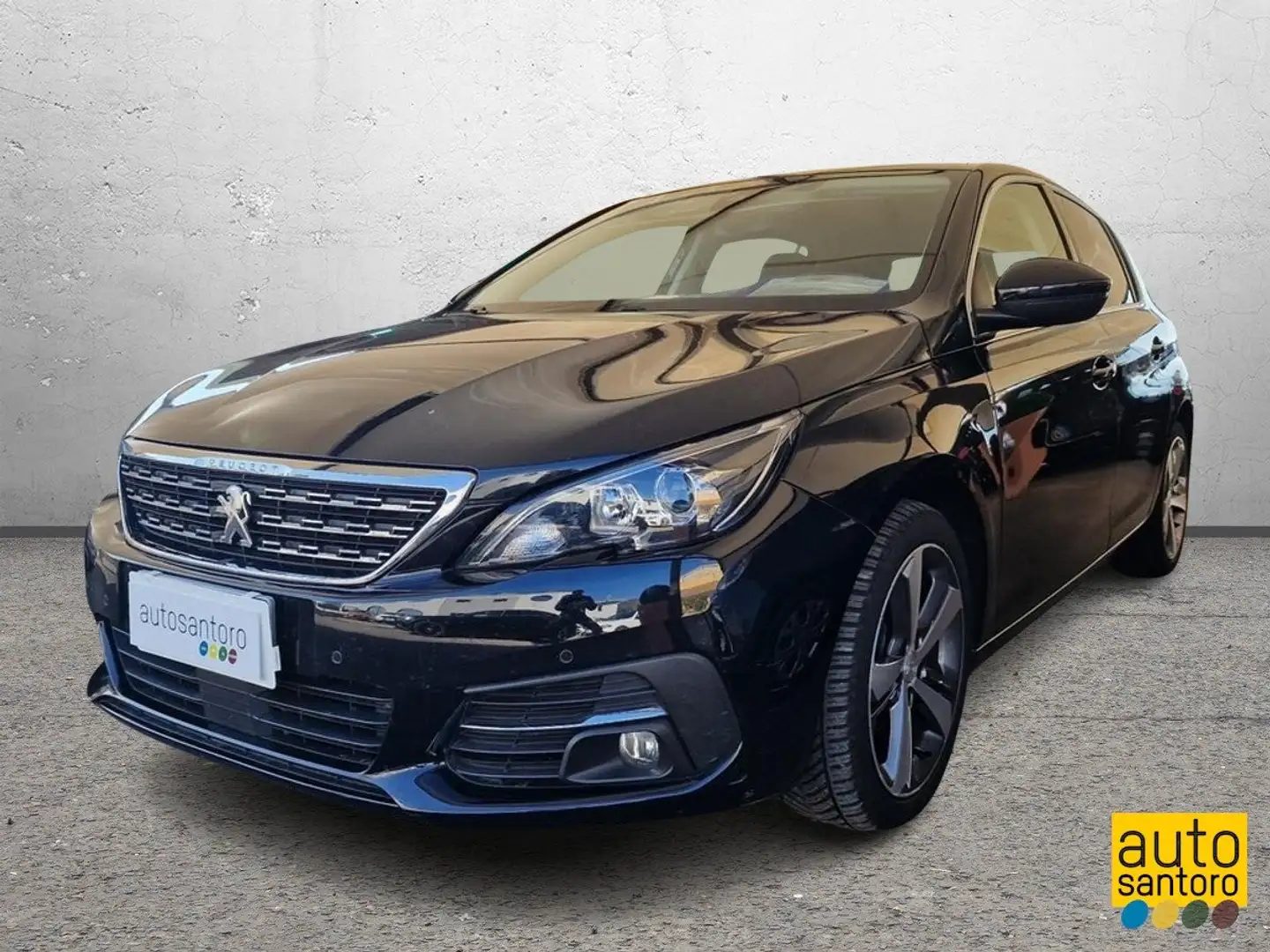 Peugeot 308 5p 1.5 bluehdi Allure s Schwarz - 1