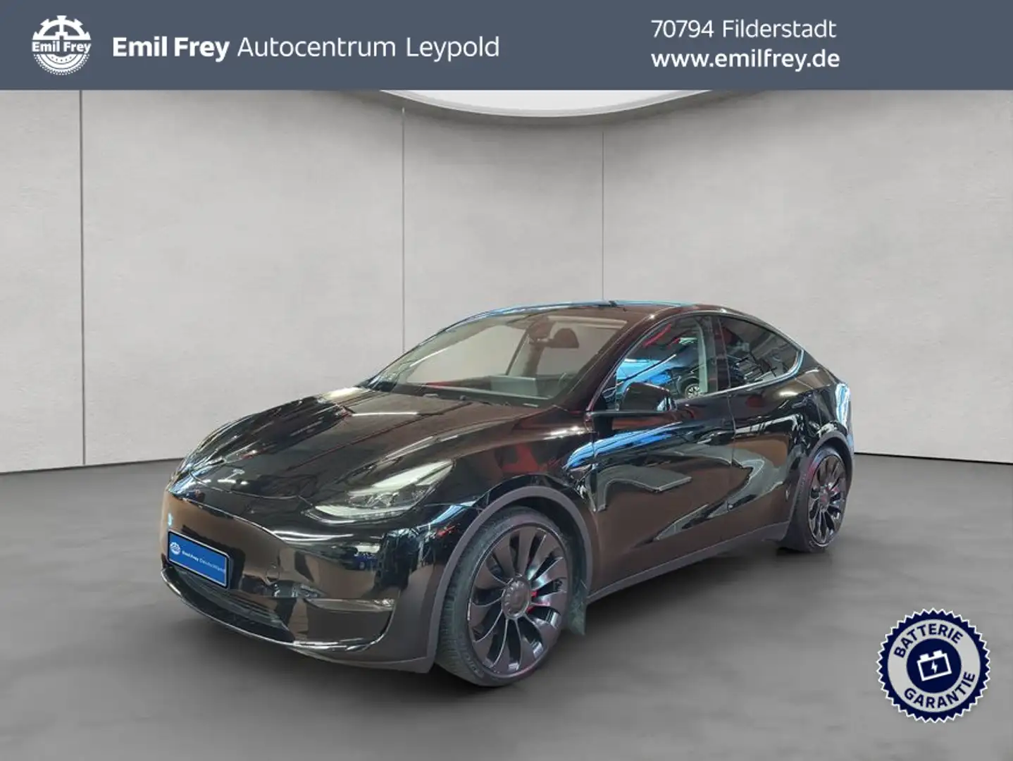 Tesla Model Y Performance Dual Motor AWD Zwart - 1