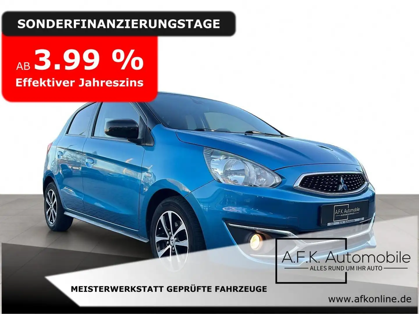 Mitsubishi Space Star 1.2 | DIAMANT EDITION+ | SHZ | HANDY Blau - 1