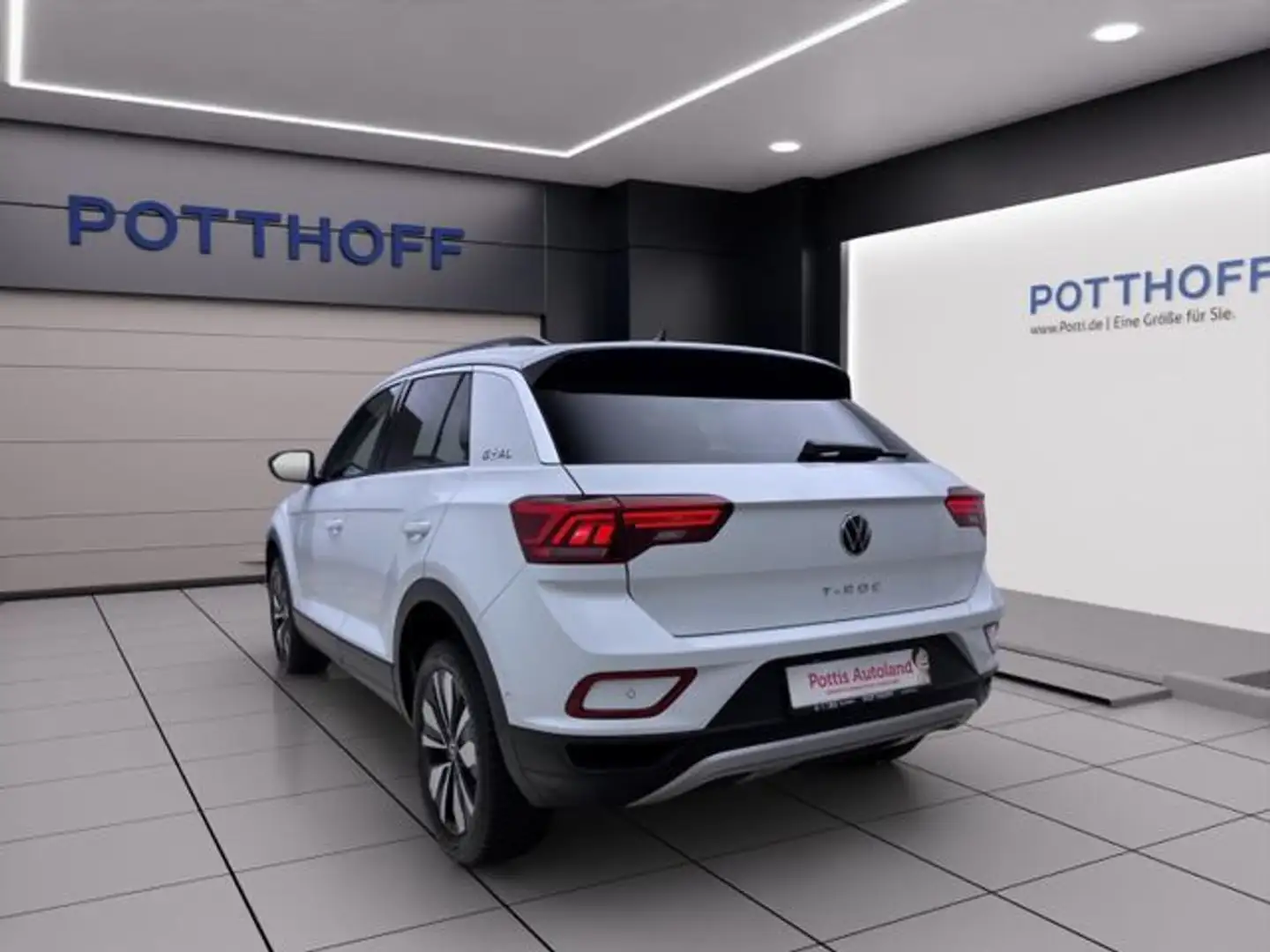 Volkswagen T-Roc 1.0 TSI GOAL NAVI PDC SITZHZG KLIMA Weiß - 2