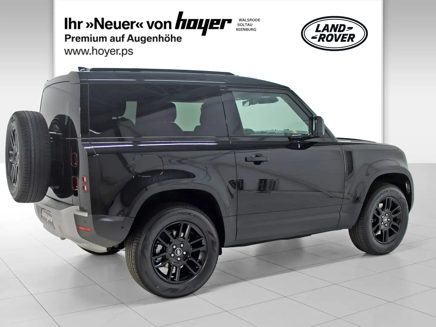 Land Rover Defender 90 3.0 D200 MHEV S AHK LED Schwarz - 2