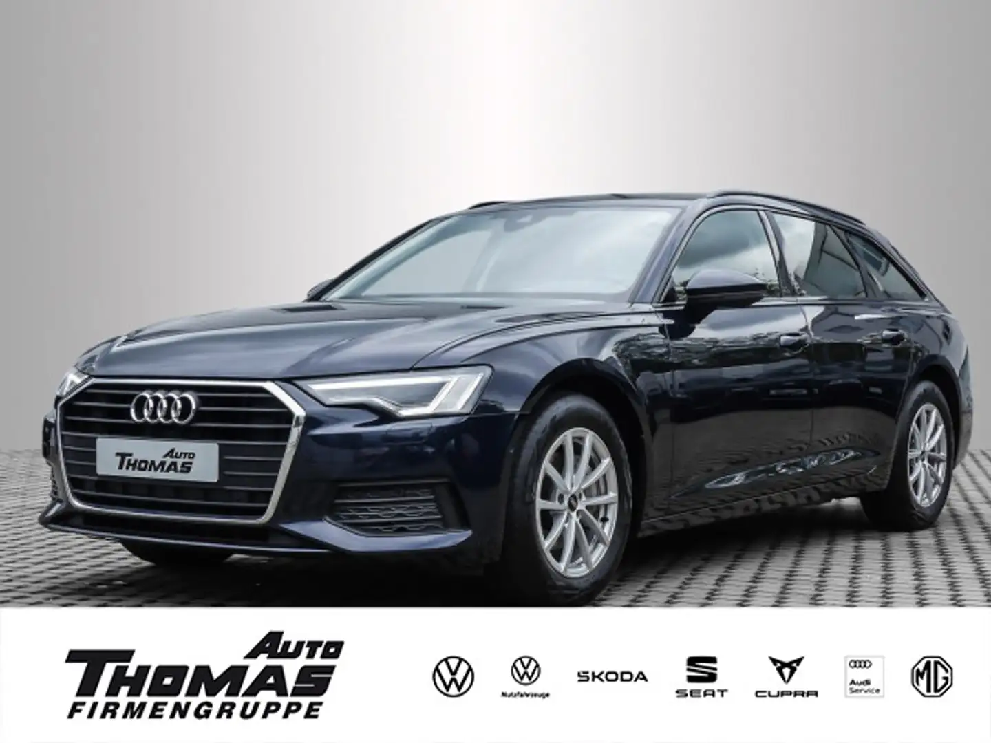 Audi A6 40 TDI S tronic MATRIX+NAVI+PDC+SHZ Синій - 1