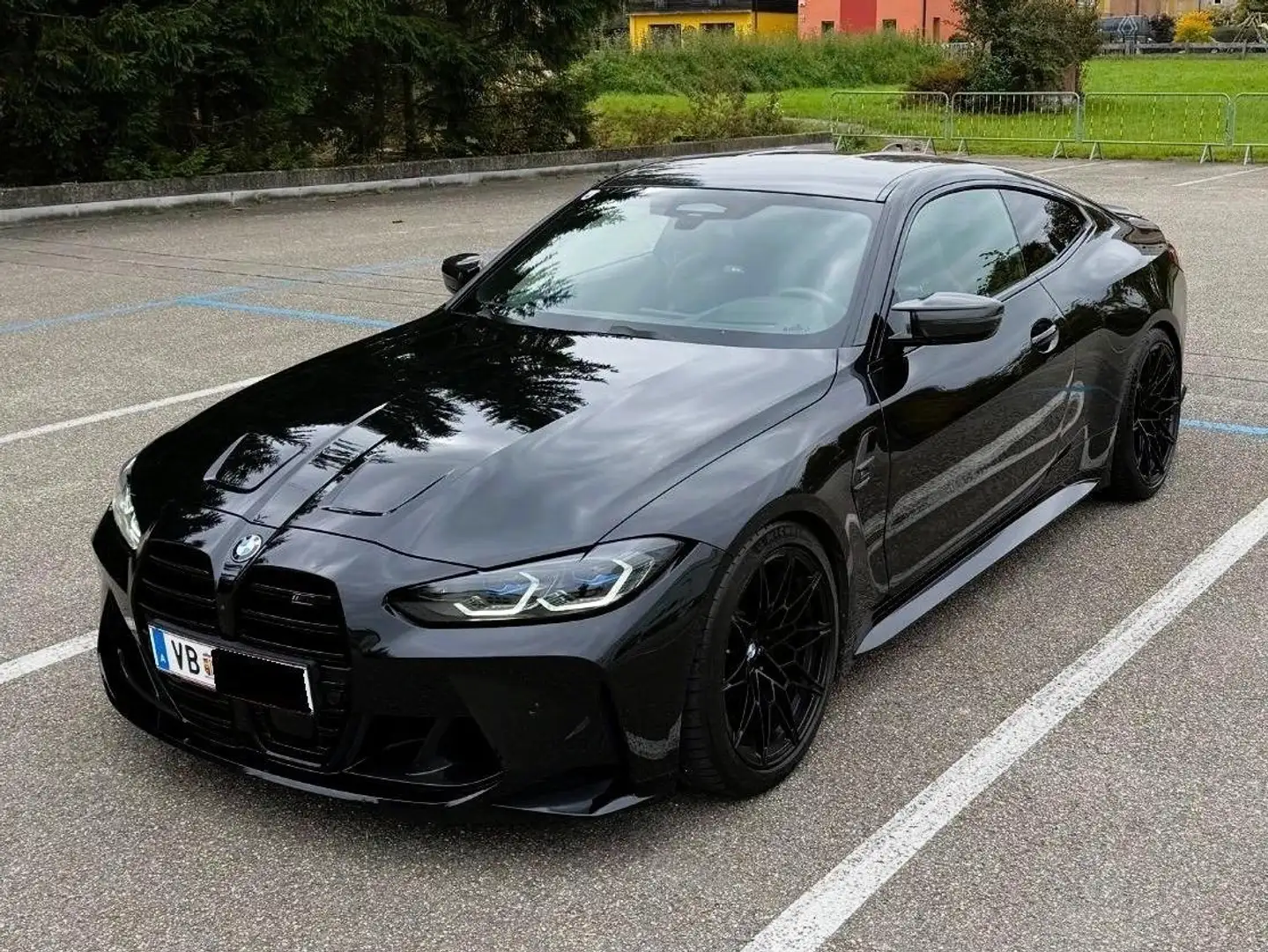 BMW M4 Comp.• 1. Hand• KW Federn• Gar. bis 03/26 Schwarz - 1