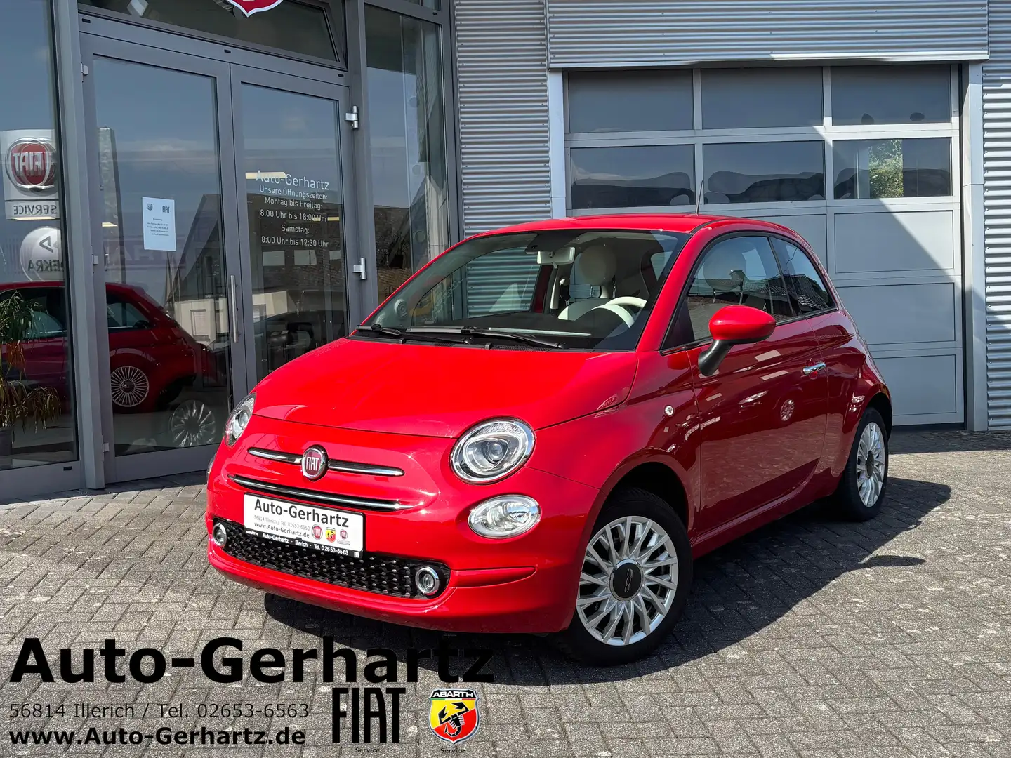 Fiat 500 Lounge Rot - 1