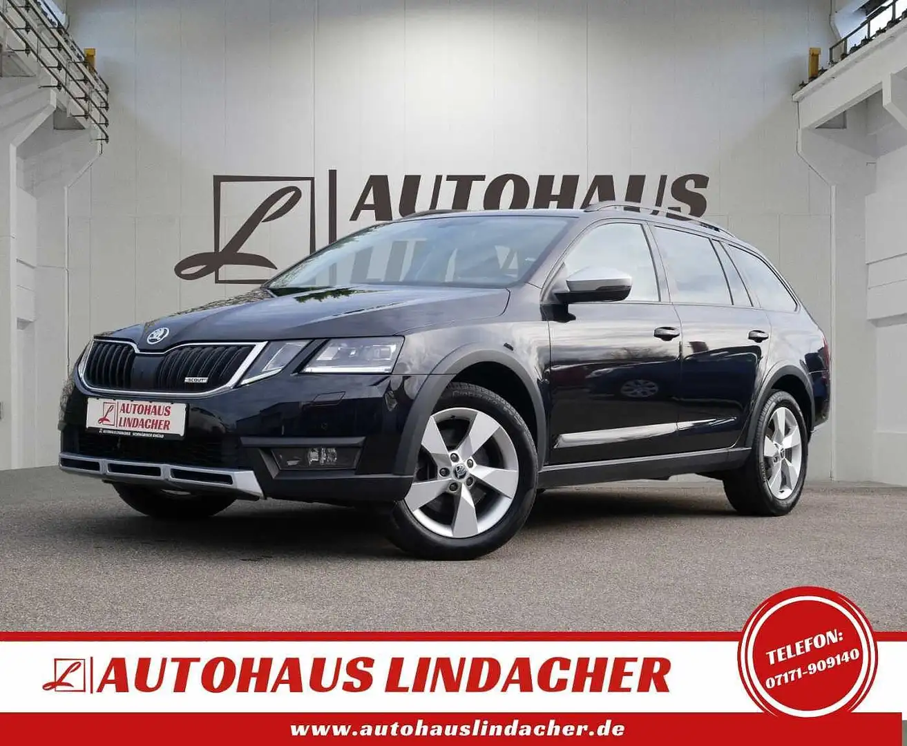 Skoda Octavia Combi 1.8 TSI 4x4 DSG Scout +Navi +LED Noir - 1