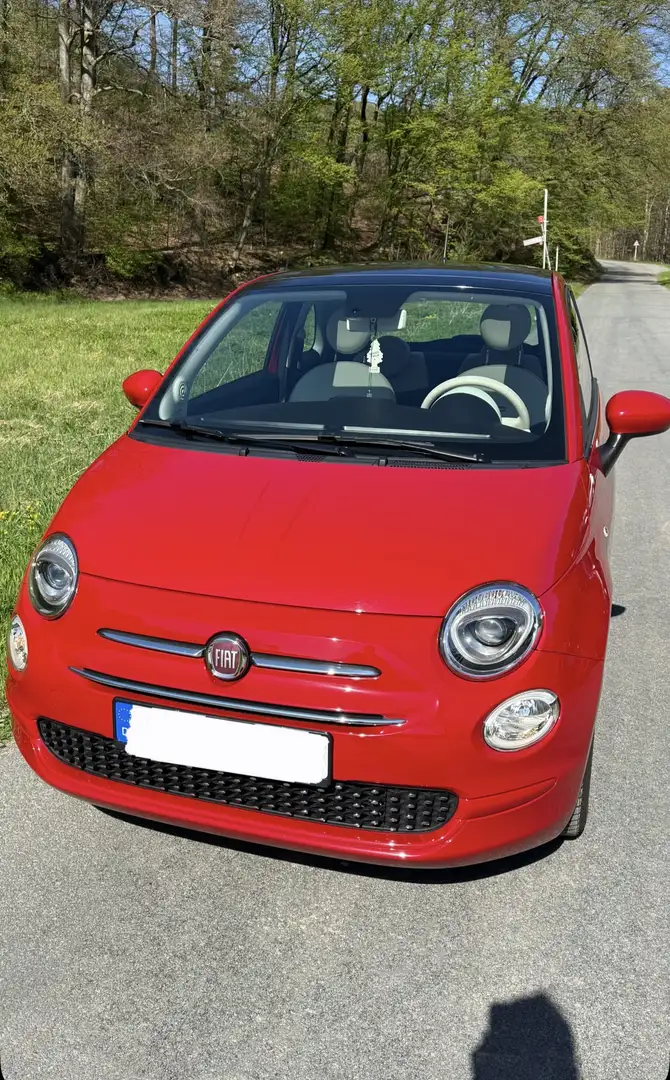 Fiat 500 Lounge Rot - 1