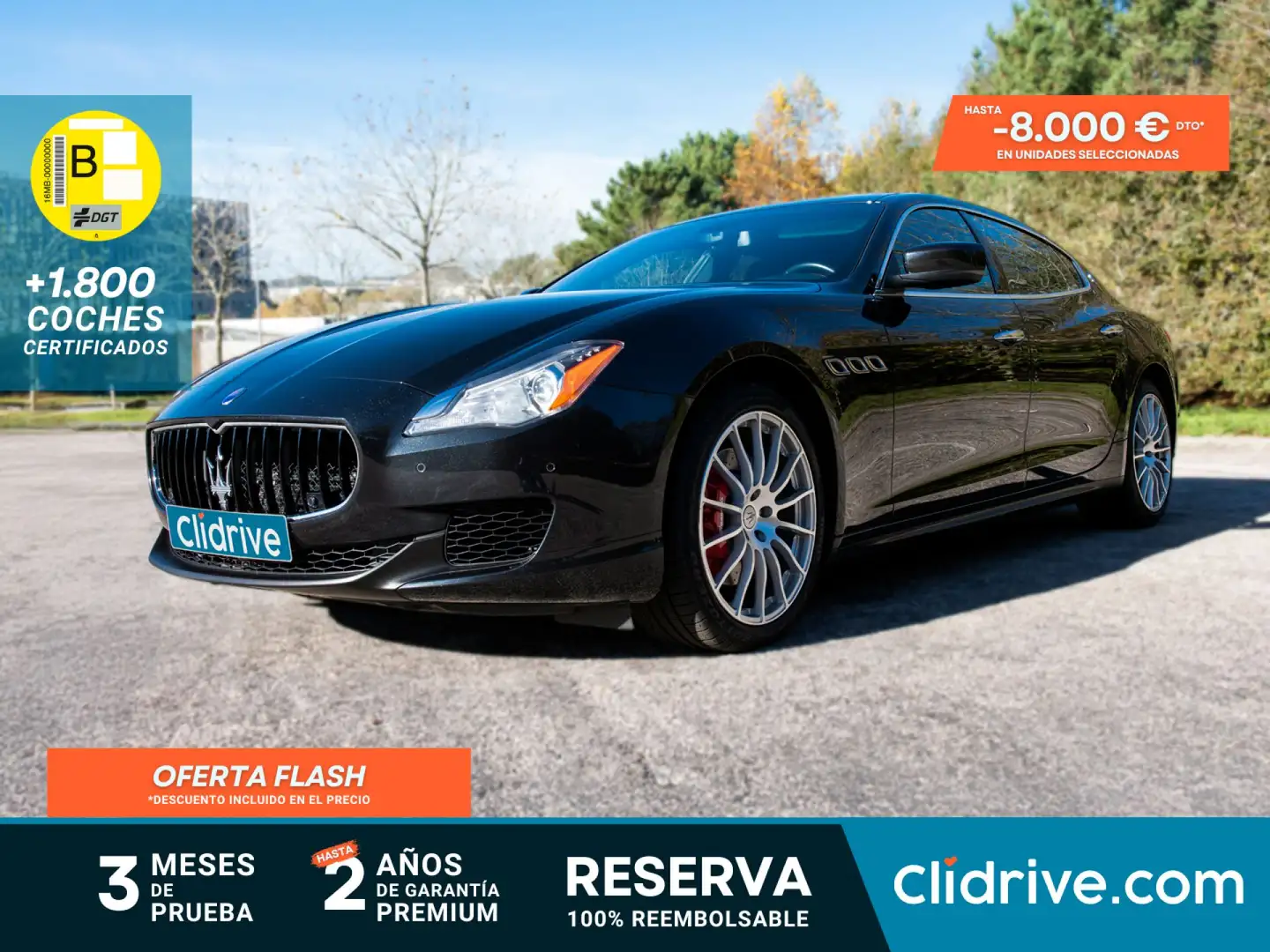 Maserati Quattroporte 3.0 V6 Diésel 275cv Чёрный - 1