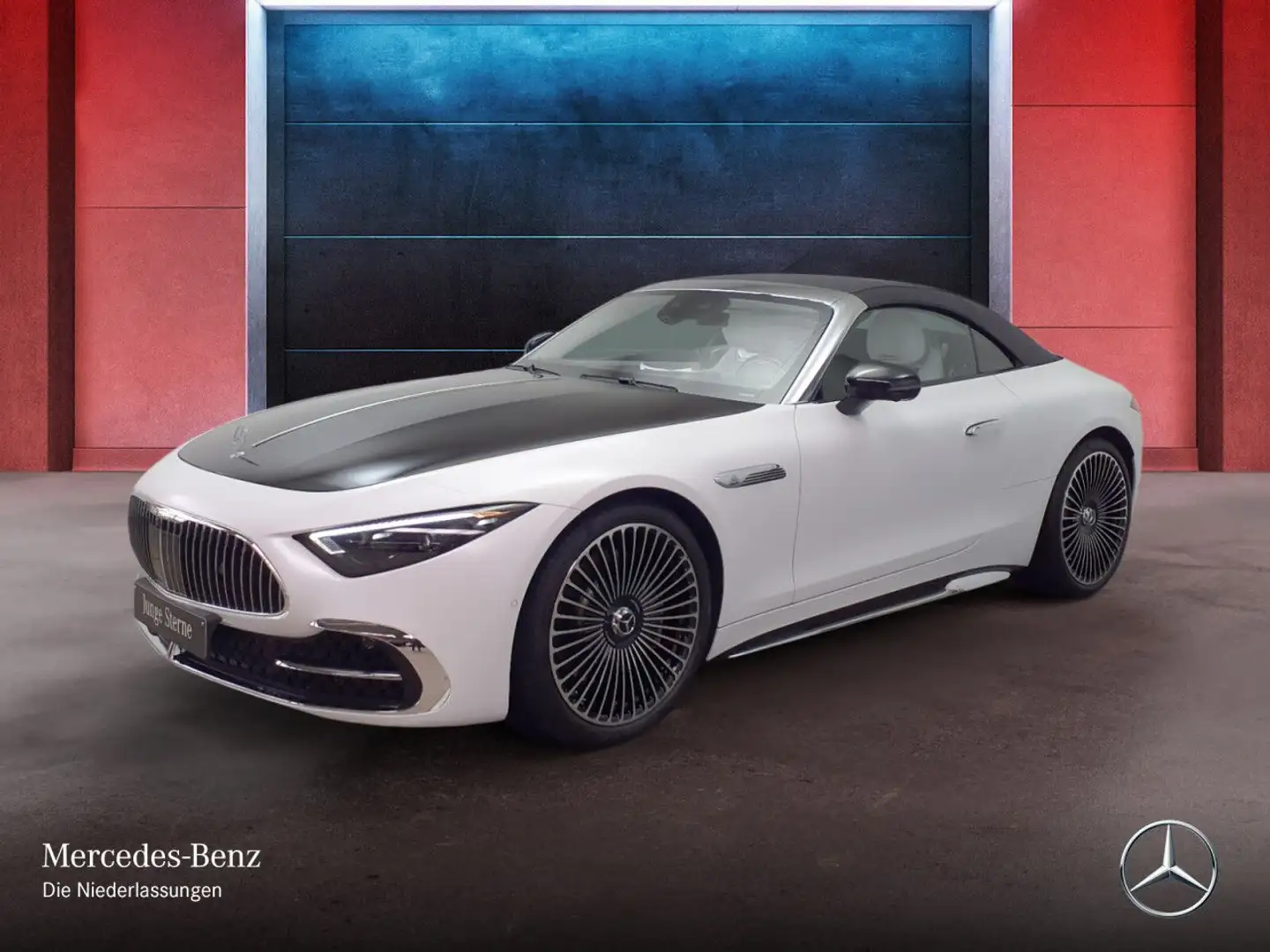 Mercedes-Benz SL 680 Burmester 3D 360° Distr+ HUD Sitzklima Weiß - 2